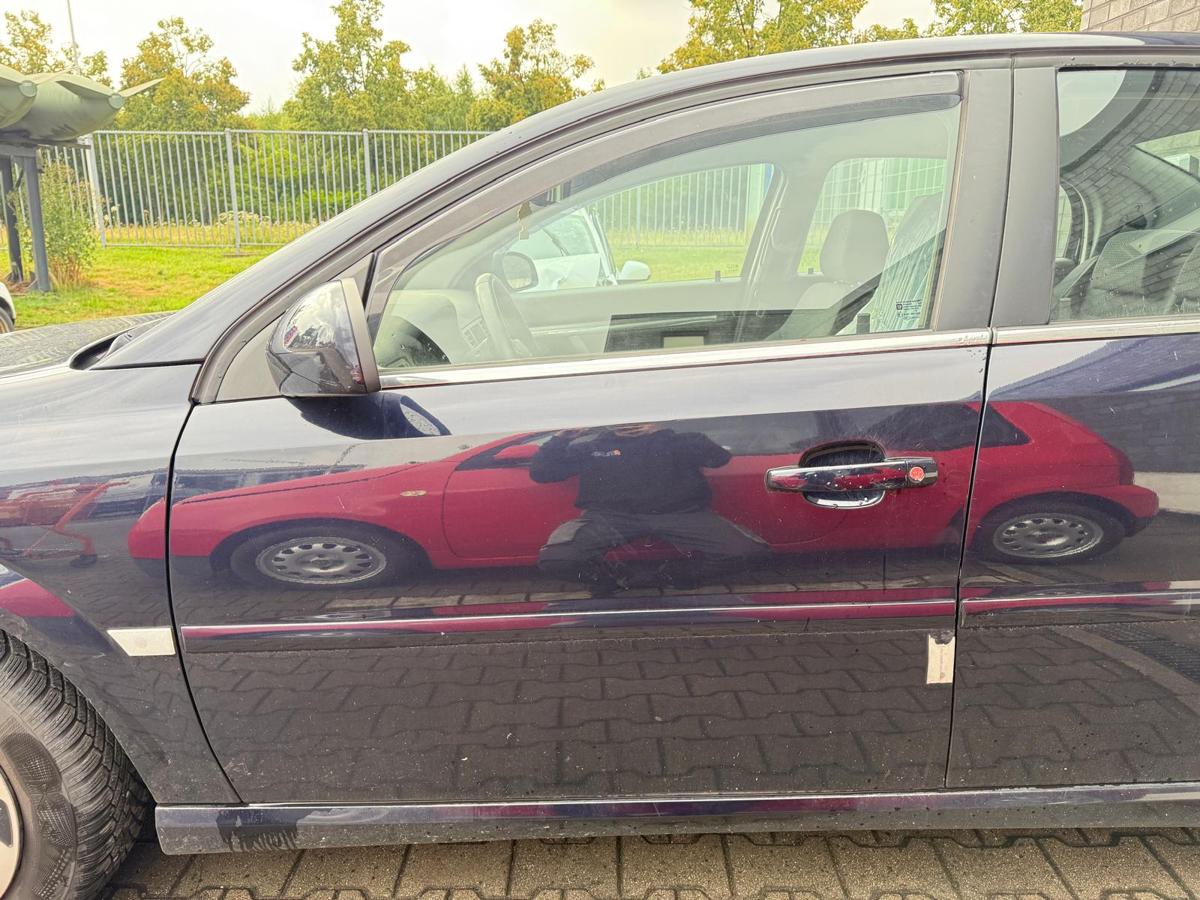 Opel Vectra C original Tür vorn links 4BU Saturnblau Metallic Rohbau BJ06